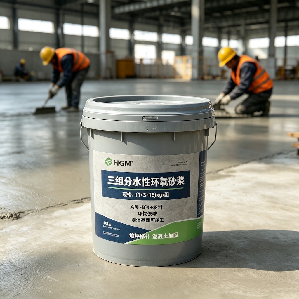 榕江三组份水性环氧砂浆
